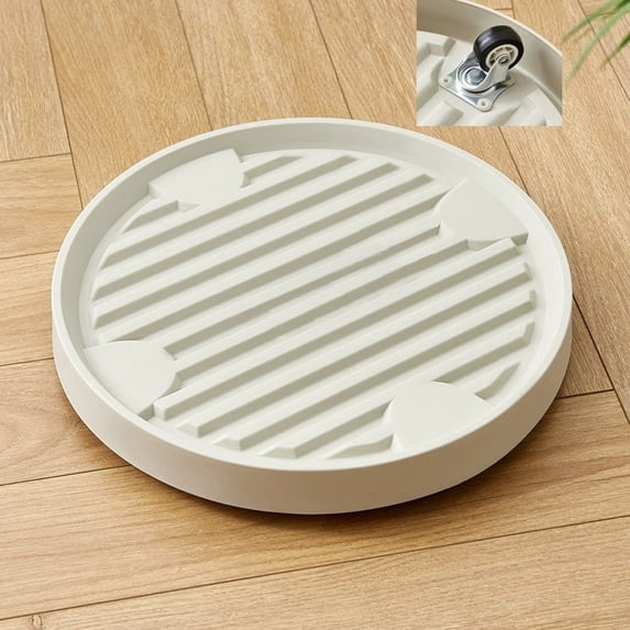Heavy Duty Plastic Plant Caddy With Wheels - Rolling Stand For Large Heavy Pots