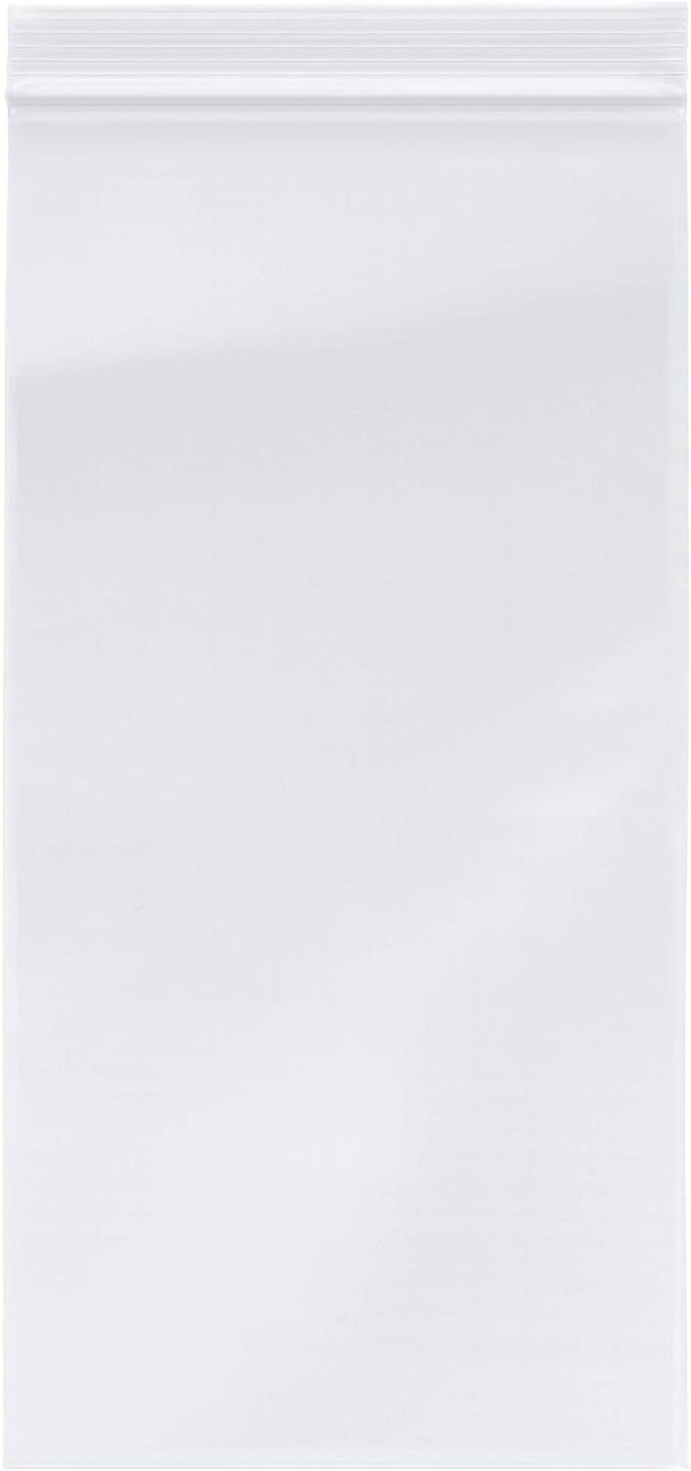 Heavy Duty Plastic Reclosable Zipper Bags, 4 Mil, 6" X 12" (Case Of