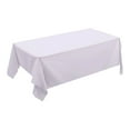 thumbnail image 1 of Heavy-Duty Plastic Rectangle Table Cover – Elegant, Durable, Spill-Resistant, Disposable Tablecloth for Parties & Events, 1 of 5