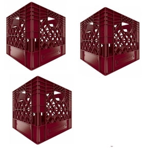 Durable Plastic Milk Crates for Storage