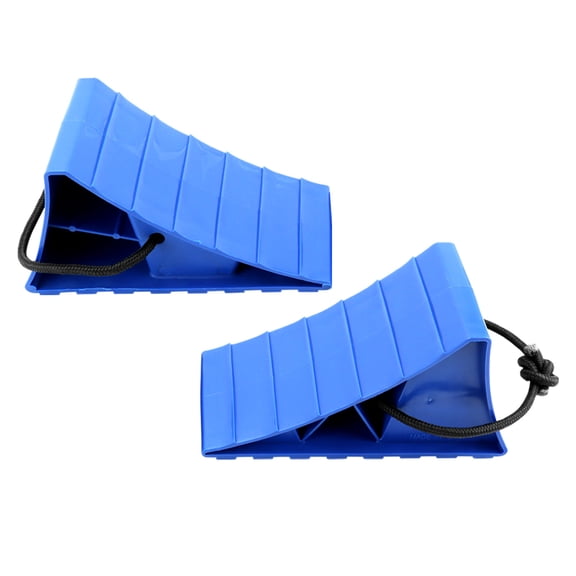 Heavy Duty Plastic Tire Chock For Cars And Motorcycles Nonslip Wheel Chock Holder Weatherproof Brake Wedges