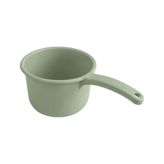 Heavy Duty Plastic Water Ladle, Thickened Wear Resistant With Hanging Hole Design, Multi-Purpose Scoop for Kitchen Cooking Use, Bathroom Bathing and Baby Shower Daily Rinsing