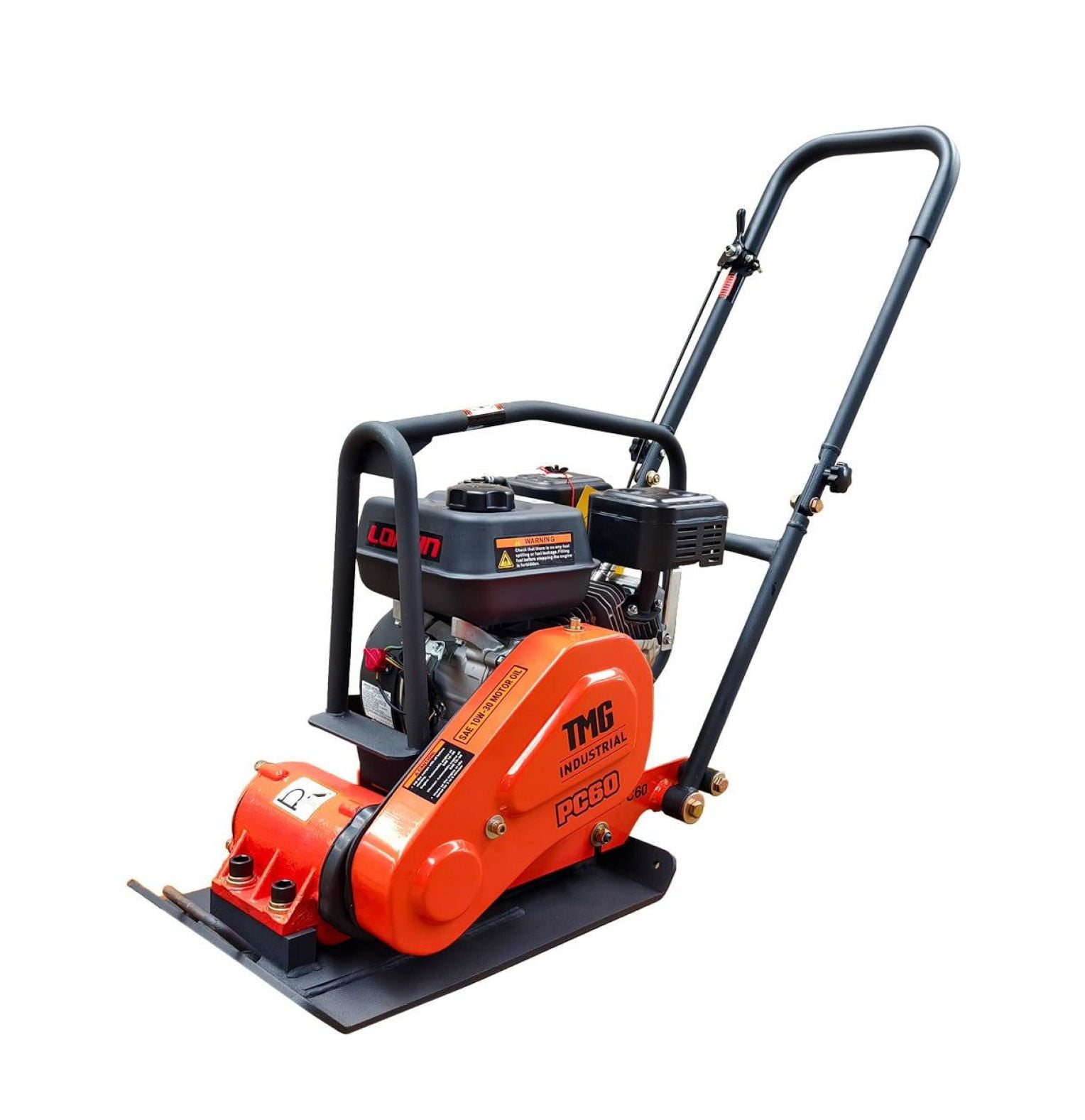 Heavy Duty Plate Compactor 2380 Lbs, 6.5 HP Loncin Engine - TMG-PC60, 8 ...