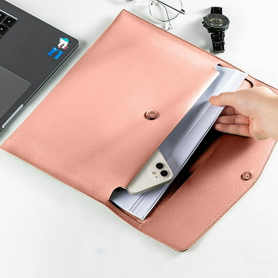 Heavy Duty Pocket Folders With Fasteners | Letter Size File Folders For Documents | Office School Supplies | Colorful Leather Folders With Pockets And Prongs | Durable Brad Folders