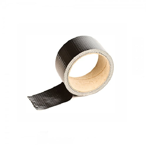 SSBM 1/1.88 Inch x 60 Yds Strapping Tape, 2.8 Mil, Black, Strong Adhesive for Bundling, 144 Rolls