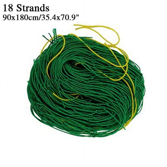 Heavy-Duty Polyester Garden Trellis Net, Garden Plant Trellis Plant Climbing Net, Flexible String Net, Nylon Garden Netting for Cucumber, Vine, Fruits, Vegetables - Style A
