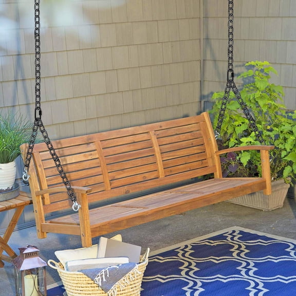 Heavy Duty Porch Swing Chain Kit with Silent Hangers