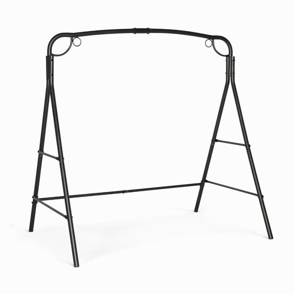 Heavy Duty Porch Swing Stand, 660 Lbs Load Capacity Steel Frame, Stable Swing Bracket for Outdoor Patio & Garden, Antique Bronze
