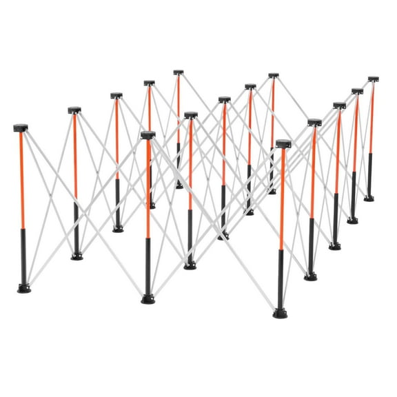 Heavy Duty Portable Folding Workstand 8.05 x 4.13 Feet Collapsible Work Stand 6000 lbs Capacity Stable Support