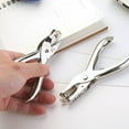 thumbnail image 1 of Heavy Duty Portable Handheld Hole Punch for Cardboard Plastic - 6 Hole Punch with 8-Sheet Capacity, 1 of 7