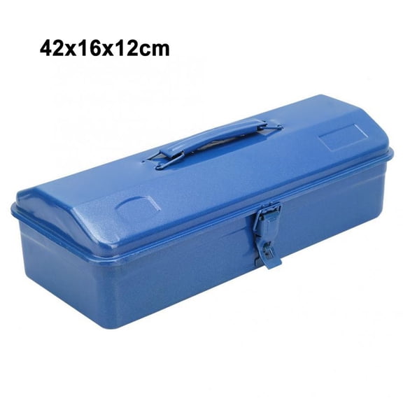 Heavy Duty Portable Steel Tool Box Metal Tool Box For Workshop Garage Household Single Handle Household Tool Box