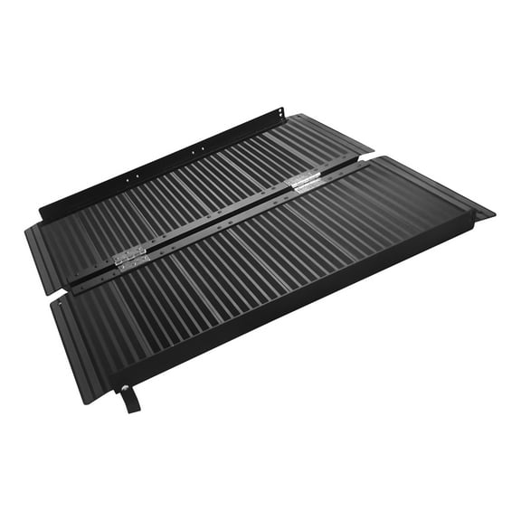 Heavy Duty Portable Wheelchair Ramp, 2/3/4/5/6 Ft Non-Slip Aluminum Wheelchair Ramp, for Home Steps, Stairs, Doorways, Curbs, 800 LBS Weight Capacity, Black Aluminum Ramps