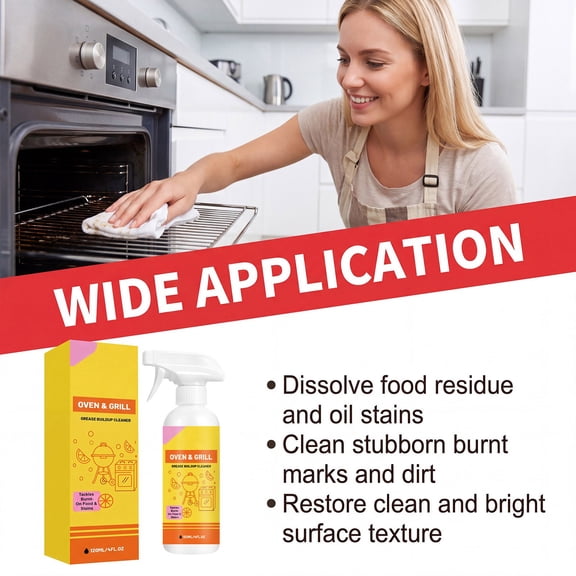 Heavy-Duty Pot Bottom Grease Cleaner, Powerful Stubborn Burnt Oil Stain Remover, Non-Scrubbing Descaling Gel for Stainless Steel Cookware, 100g