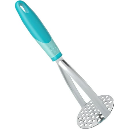 Heavy Duty Potato Masher, Stainless Steel All-in-One Masher Kitchen Tool and Food Masher/Potato Smasher with Non-Slip Handle, Great for Beans, Vegetables, Fruits, Avocados, Meat