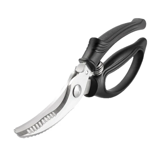 Heavy Duty Poultry Shears - Kitchen Scissors for Cutting Chicken, Poultry, Game, Meat - Chopping Vegetable - Spring Loaded