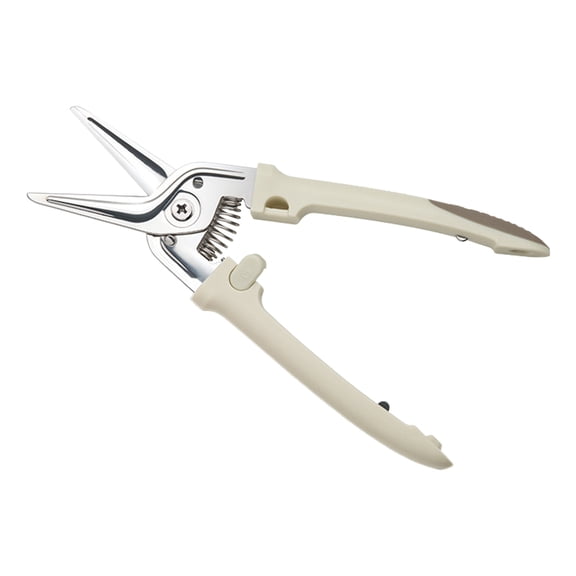Heavy Duty Poultry Shears Kitchen Scissors for Trimming Meat Poultry Fish Vegetables Stainless Steel Ergonomic Handles Cutting Tool White 25.8cm
