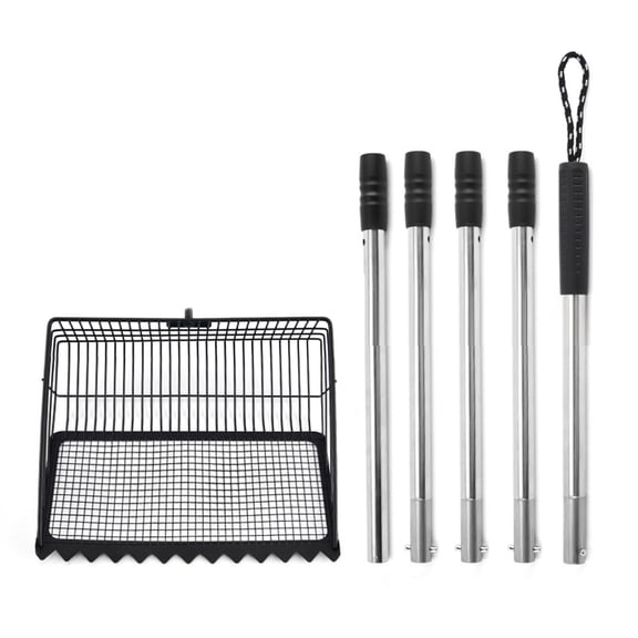 Heavy-Duty Poultry Shovel With Quick-Release Handle And Versatile Attachments For Home Maintenance