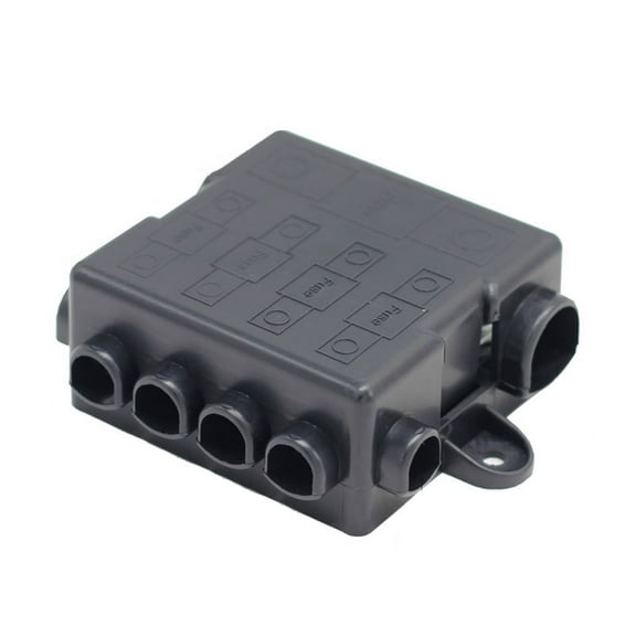 Heavy Duty Power Distribution Fuses Holder Car Power Distribution Terminals Block 5 Poles Busbar Fuses Holder Box