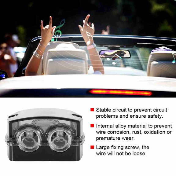 Heavy,Duty Power Ground Distribution, Stable Circuit, Prevents Wear  Oxidation, Car/Boat Use