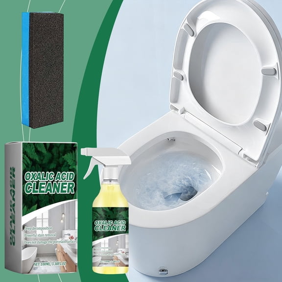 Heavy-Duty Powerful Toilet Bowl Cleaner, Oxalic Detergent for Tile, Strong Decontamination Bathroom Cleaner for Ceramic Surfaces, 100ml