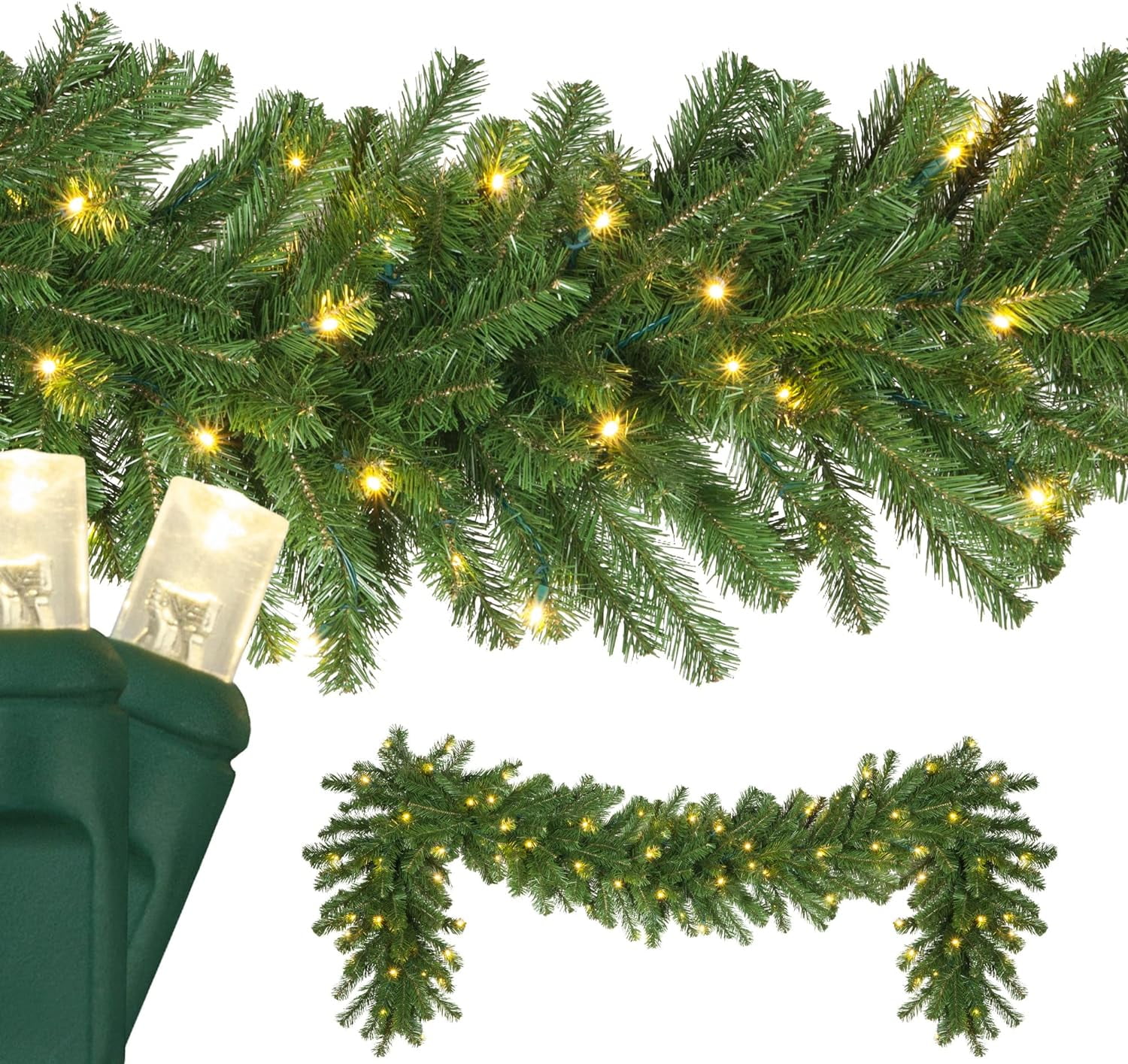 Heavy Duty Prelit Olympia Pine Artificial Christmas , Grade Greenery ...