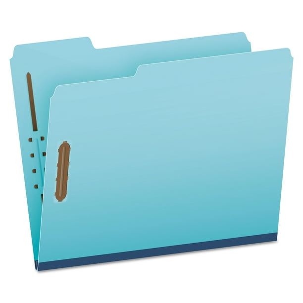 Heavy-Duty Pressboard Folders with Embossed Fasteners, 1/3-Cut Tabs, 1 Heavy-Duty Pressboard Folders with Embossed Fasteners, 1/3-Cut Tabs, 1