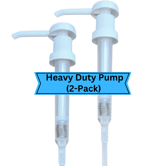 Heavy Duty Pump Dispenser for Gallon Jugs (27cc/2Pack) Leak Proof Pump
