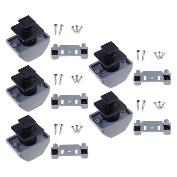 Secure Push Button Locking Mechanism Convenient Single Button Lock Simple Installation for Camping Trailers & Boats
