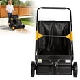 thumbnail image 1 of Heavy-Duty Push Lawn Sweeper, 21 in Leaf & Grass Collector with Sturdy Rubber Wheels and Steel Frame, 3.53 Cu.Ft. Mesh Hopper Bag, 2 Spinning Brushes, 1 of 9