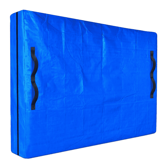 Heavy Duty Queen Mattress Bag for Moving, Reusable Storage Cover with Strong Zipper & 8 Handles, Waterproof Protector