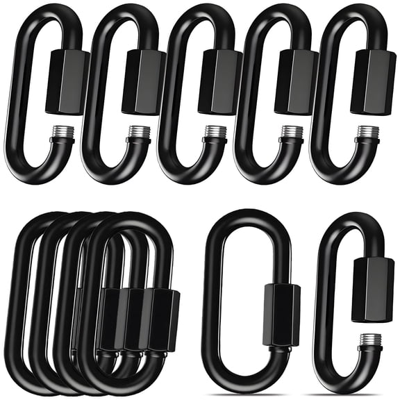 Heavy Duty Quick Link, Quick Chain Link 2000LBS Loading Capacity,Galvanized Steel,Lock Connection.Multi-PCS for DIY & Outdoor Uses.Suits Hammocks,Swings,Shade Sails