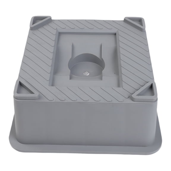 Heavy Duty RV Jack Leveling Pad 25x25cm PP Material, Load Bearing 3000KG for Caravan or Trailer Stabilisation, Non-Slip Textured for Safe and Stable Support on Wet or