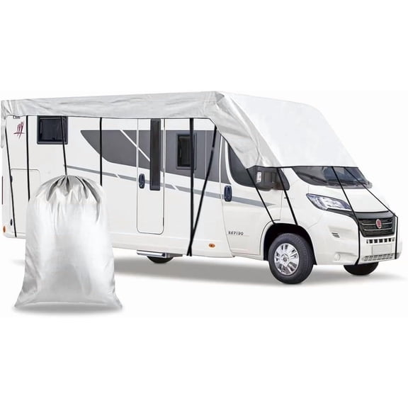 Heavy Duty RV Roof Cover, Waterproof UV Resistant, Fits 34-36 ft RVs, Travel Trailers, Class A/B/C Motorhomes, Popup & Truck Campers