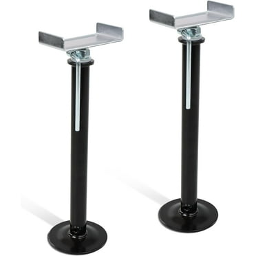 Heavy Duty RV Stabilizer Jacks for Travel Trailer 2pk - 16-28in Telescoping Camper Leveling RV Slide Out Supports