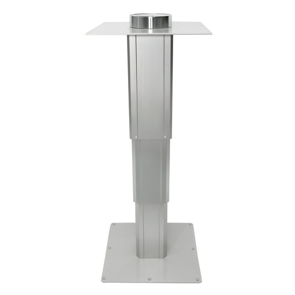 Heavy Duty RV Telescopic Table Pedestal,Aluminum Alloy Material,height Adjustable from 12 to 28.3 Inches,For RV,Motorhome,Boat,Trailer,Van Small Space Furniture