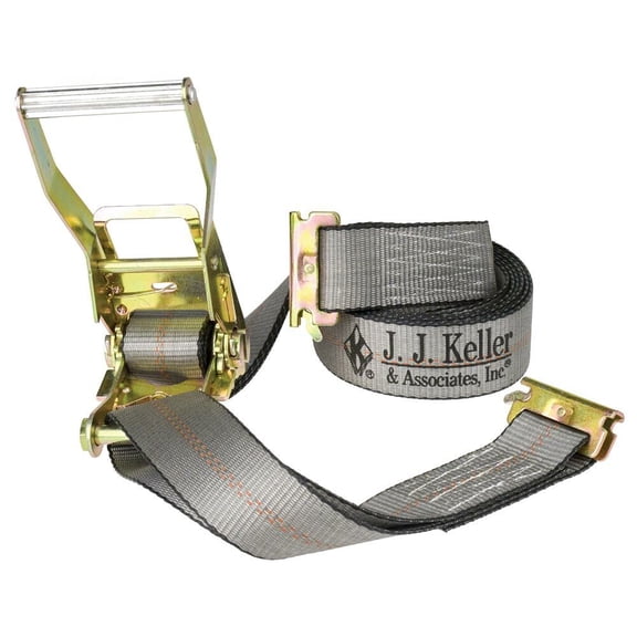 Heavy Duty Rachet Tie Down Strap, 1,500lbs Safe WLL, Logistic E-Track Strap