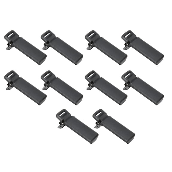 Heavy Duty Radio Belt Clip Replacement Pack for Baofeng UV-5R UV-5RA UV-5RE Two Way Radios, Walkie Talkie Belt Clip Replacement Parts (10-Count Pack / 5.9 x 2.7 inches)