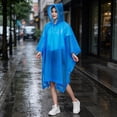 thumbnail image 1 of Heavy Duty Rain Poncho, Reusable EVA Raincoat Waterproof for Hiking, Adult Outdoor Rain Jacket Portable for Camping Travel and Mountaineering, 1 of 7