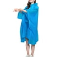 thumbnail image 1 of Heavy Duty Rain Ponchos for Adults - Reusable Emergency Raincoat with Drawstring Hood One Pack Rain Gear for All Weather, 1 of 8