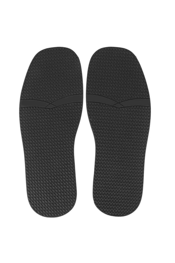Heavy Duty Raised Grain Rubber Shoe Soles Protective Pads, Anti-Skid Replacement Guard Sheet for Men Women Dress Shoes, 1 Pair (12.99 in / 33.0 cm, Black)