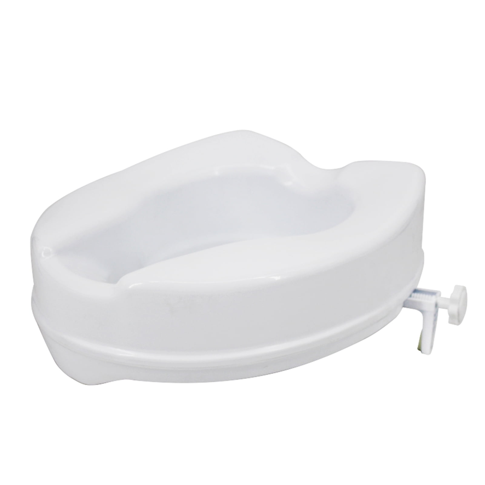 Raised Toilet Seat Riser That Fits Most Standard Toilet Bowls for