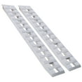 thumbnail image 1 of Heavy-Duty Ramps with Top Hook Attaching End, Universal Loading Ramp for Motorcycle, Tractor, ATV/UT 84" X 14" 6600 LBS 1 Pair 2 Ramps Silver Aluminum, 1 of 4