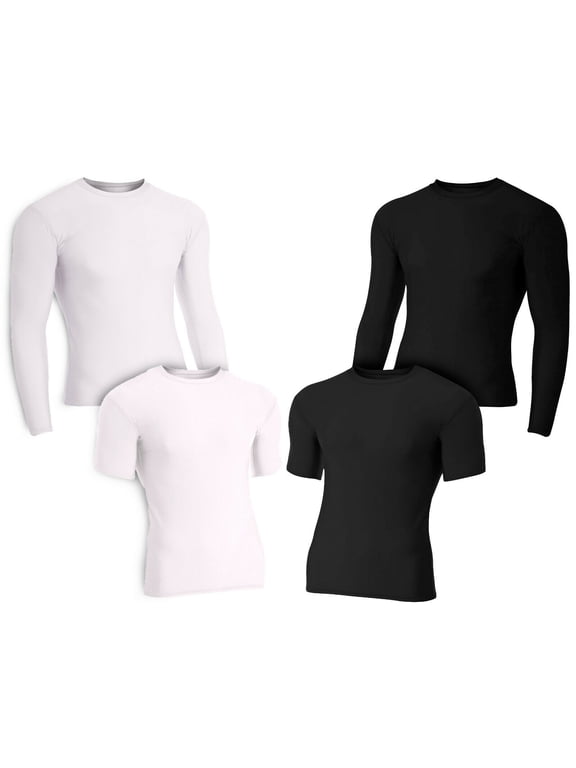 Heavy Duty Rash Guard Compression Shirts, Martial Arts, BJJ, MMA Grappling No-Gi (WH, LS, LG)