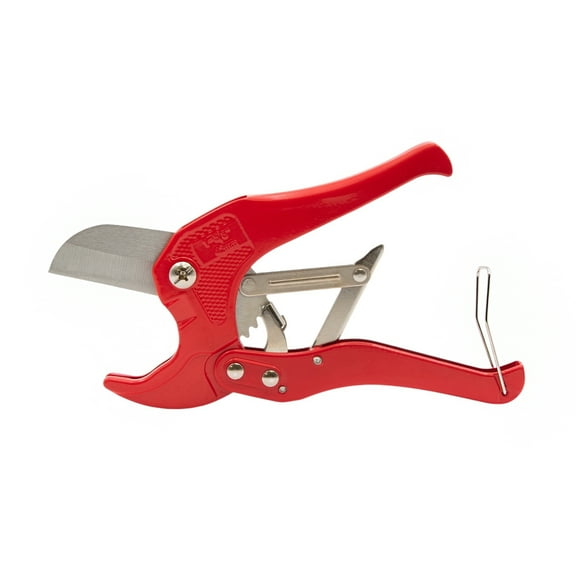 Heavy Duty Ratcheting PVC & Rubber Pipe Cutter (1-5/8") Orange