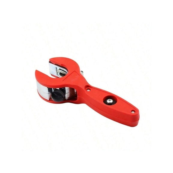 Heavy Duty Ratcheting Pipe Cutter Stainless Steel Copper Aluminum Tube Cutter 8-29mm One Handed Operation Professional Plumbing Metalworking Tool Red