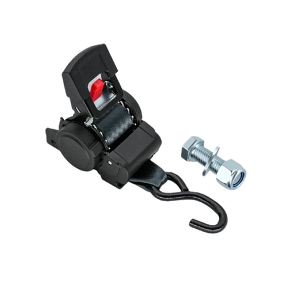 Heavy Duty Ratchets Strap with Cushioned Grip S Hook, 1500/3307lbs Capacity