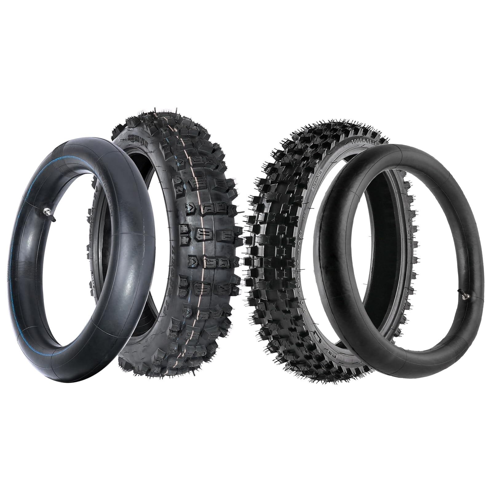 DUNLOP ハードチューブ90/100-14 70/100-17 Heavy Duty Rear 90/100-14 3.00-14 Front 70/100-17 2.75-17 Tire and