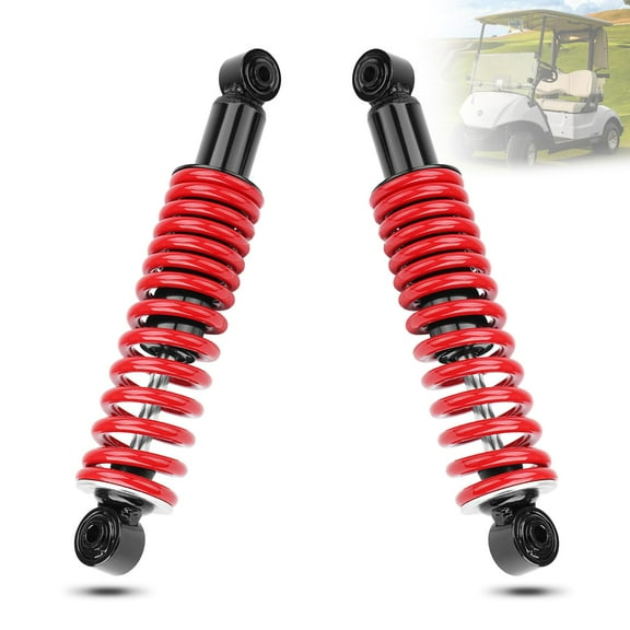 Heavy Duty Rear Golf Cart Shock Absorbers /w Springs for 1995-up Yamaha G16 G20