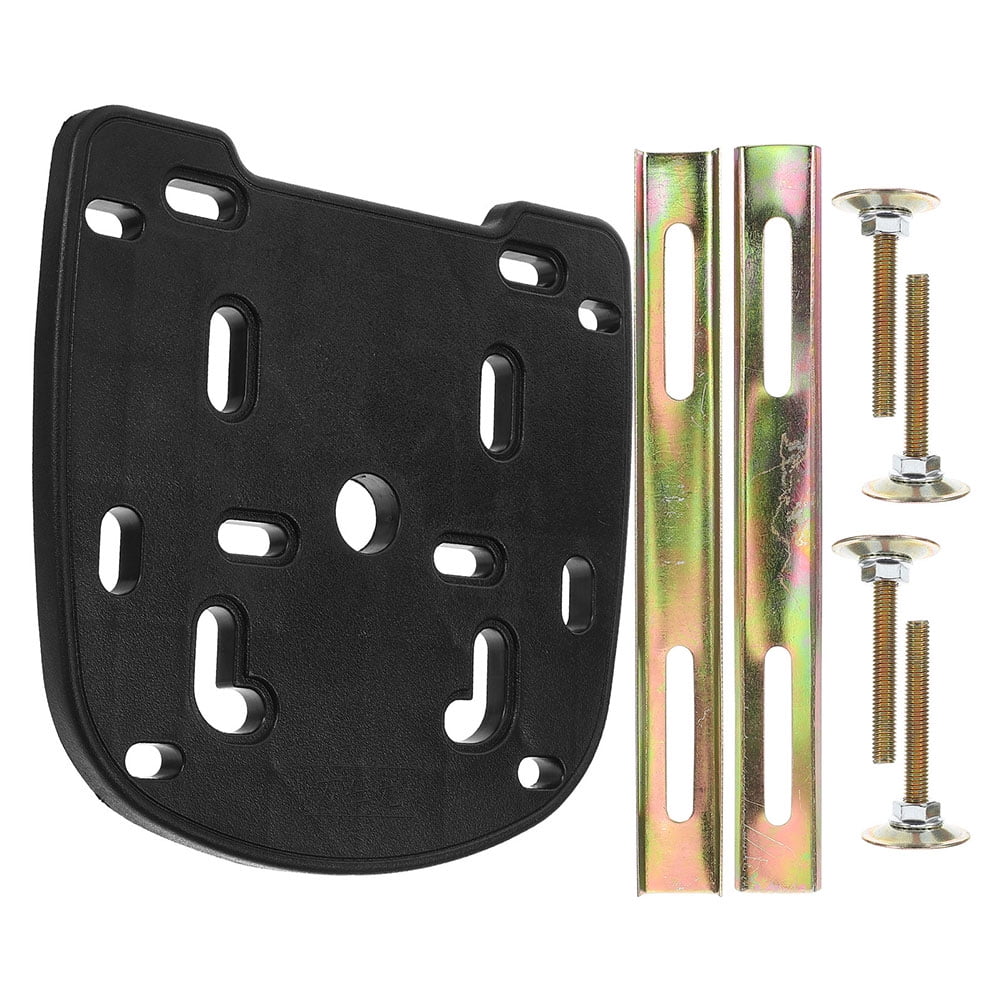 Universal Motorcycle Rear Luggage Rack Base Plate With Screws Heavy Duty Mounting Bracket For Electric Scooter And Motorcycle Cargo