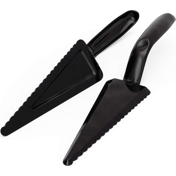 Heavy Duty, Recyclable 10" Dessert Servers 12 Pack. Perfect for Serving Pie, Cake and Pizza. Best Disposable Plastic Cutters for a Wedding or Birthday Party. Great Shovel Slicers for Catering Events